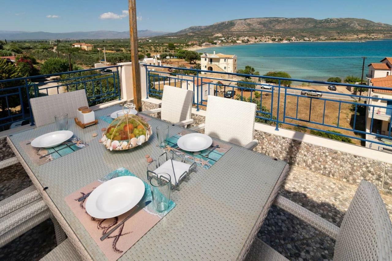 Seaview Flat Steps To The Beach Karavostasi  Buitenkant foto