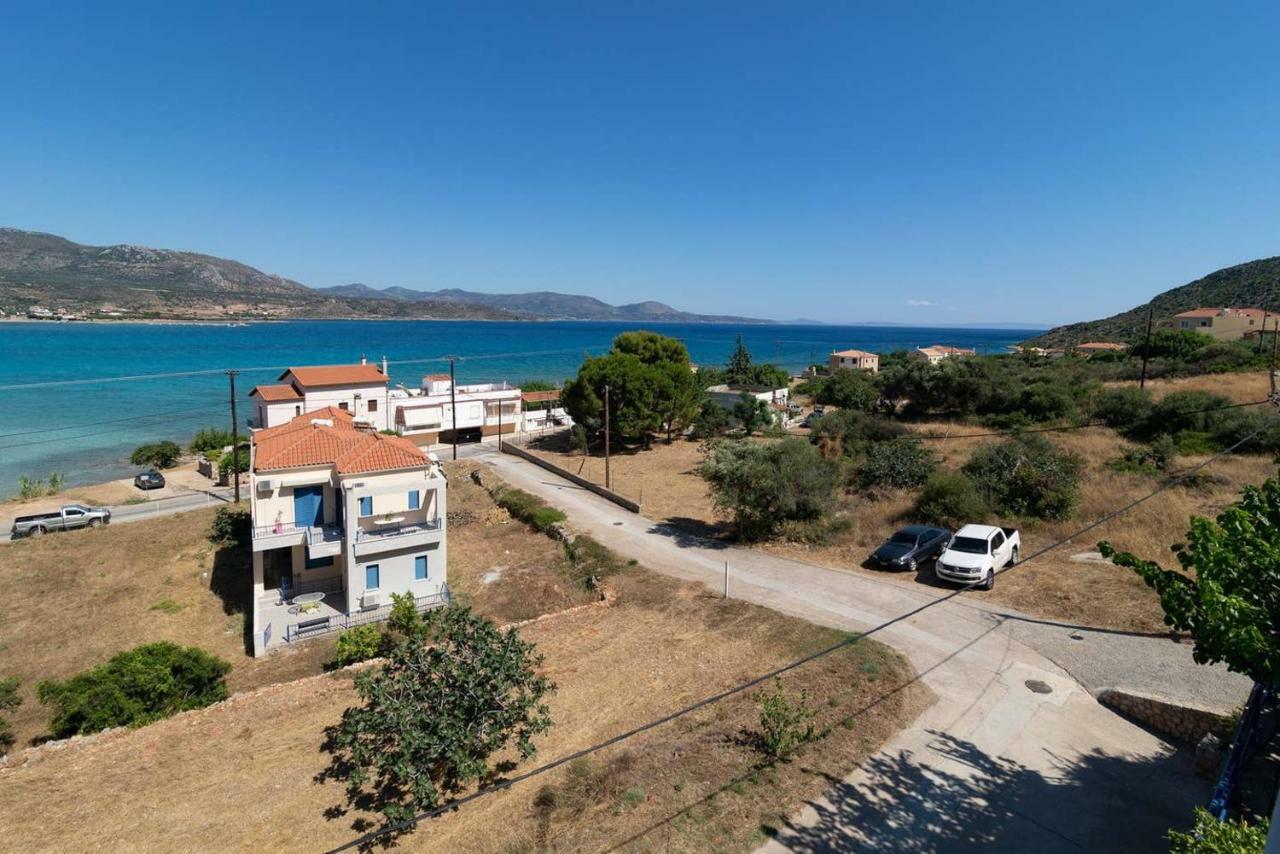 Seaview Flat Steps To The Beach Karavostasi  Buitenkant foto